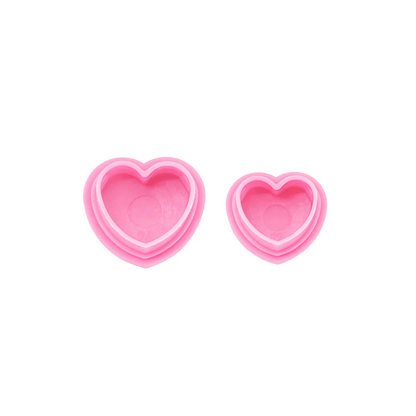 Saferly Silicone Heart Ink Caps - Medium #11 (Bag of 500) - magnumtattoosupplies