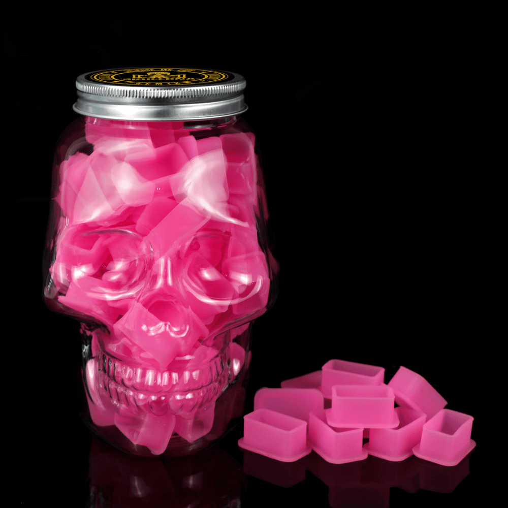 SKULLDNA Big Magnum Silicone Ink Cups (80 pcs) - magnumtattoosupplies