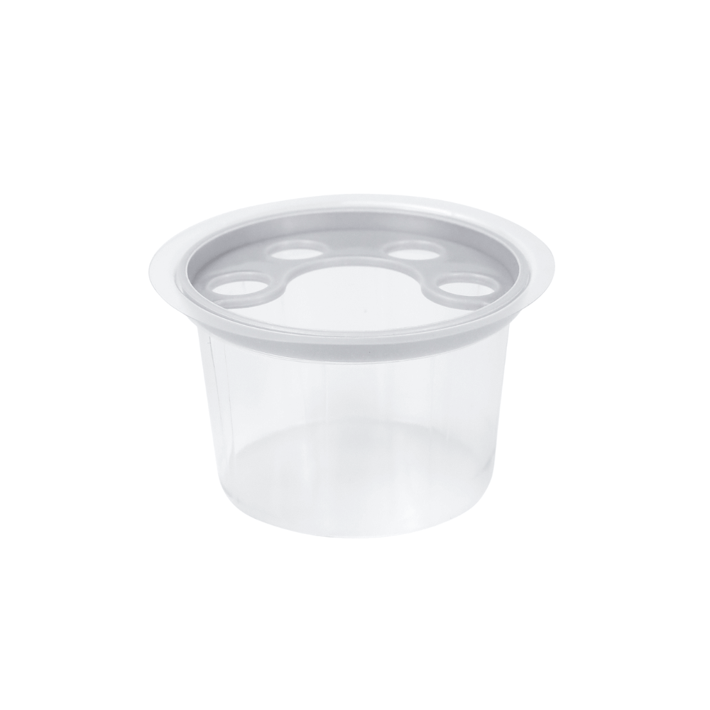 SKULLDNA Disposable Cartridge Cup Holder clear ring available from Magnum Tattoo Supplies UK – empty side view