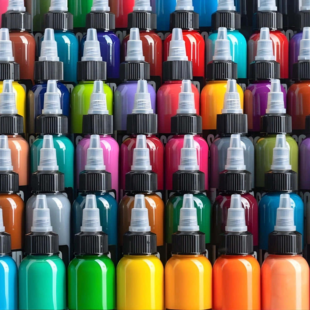 Solid Ink 75 Colour Set – 1oz Tattoo Ink (75 for Price of 55 ...