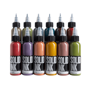 Solid Ink - Opaque Earth Set (1oz) - magnumtattoosupplies