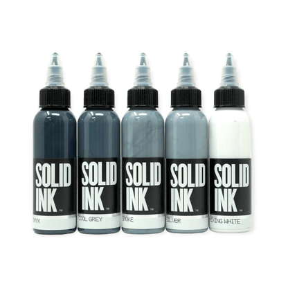 Solid Ink - Opaque Grey Set (1oz)