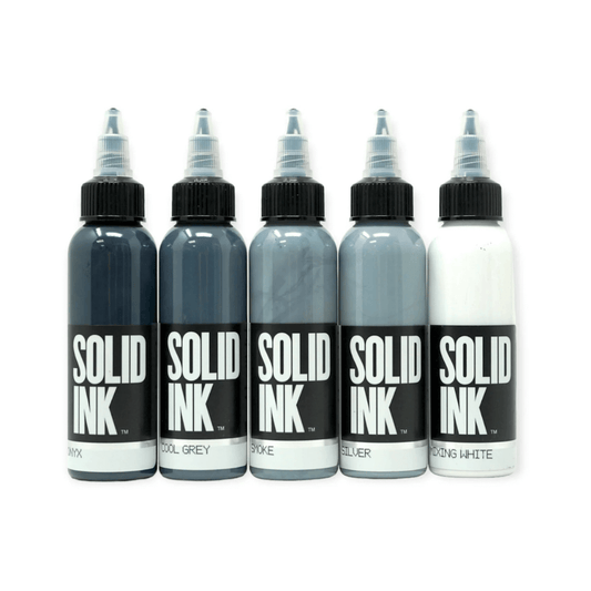 Solid Ink - Opaque Grey Set (1oz)