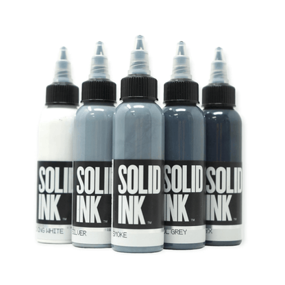 Solid Ink - Opaque Grey Set (1oz)