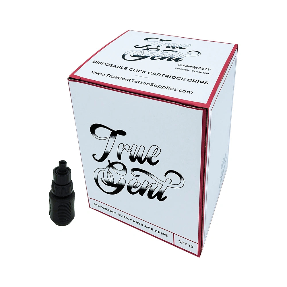 True Gent Disposable Click Cartridge Grips - Screw-on (10PCS) - magnumtattoosupplies