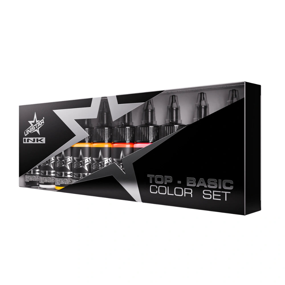 Unistar Ink - Top Basic Colour Set (10 x 30ml)