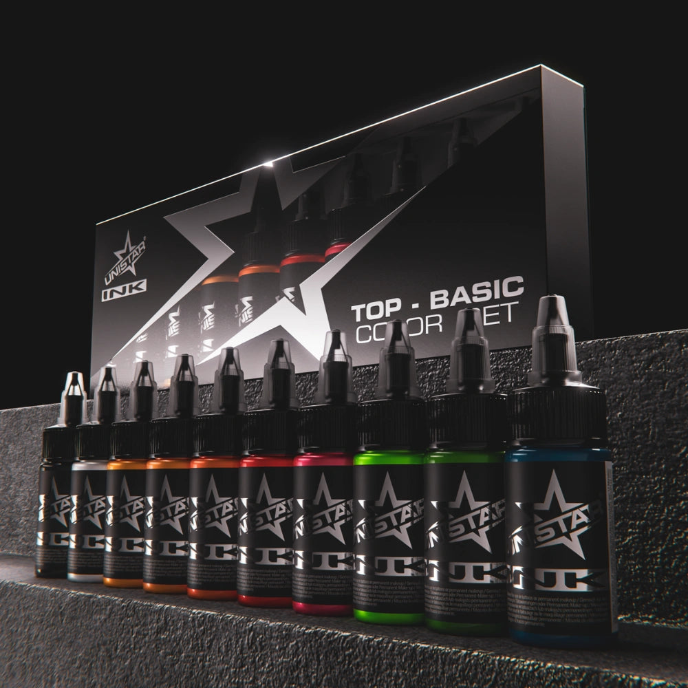 Unistar Ink - Top Basic Colour Set (10 x 30ml)