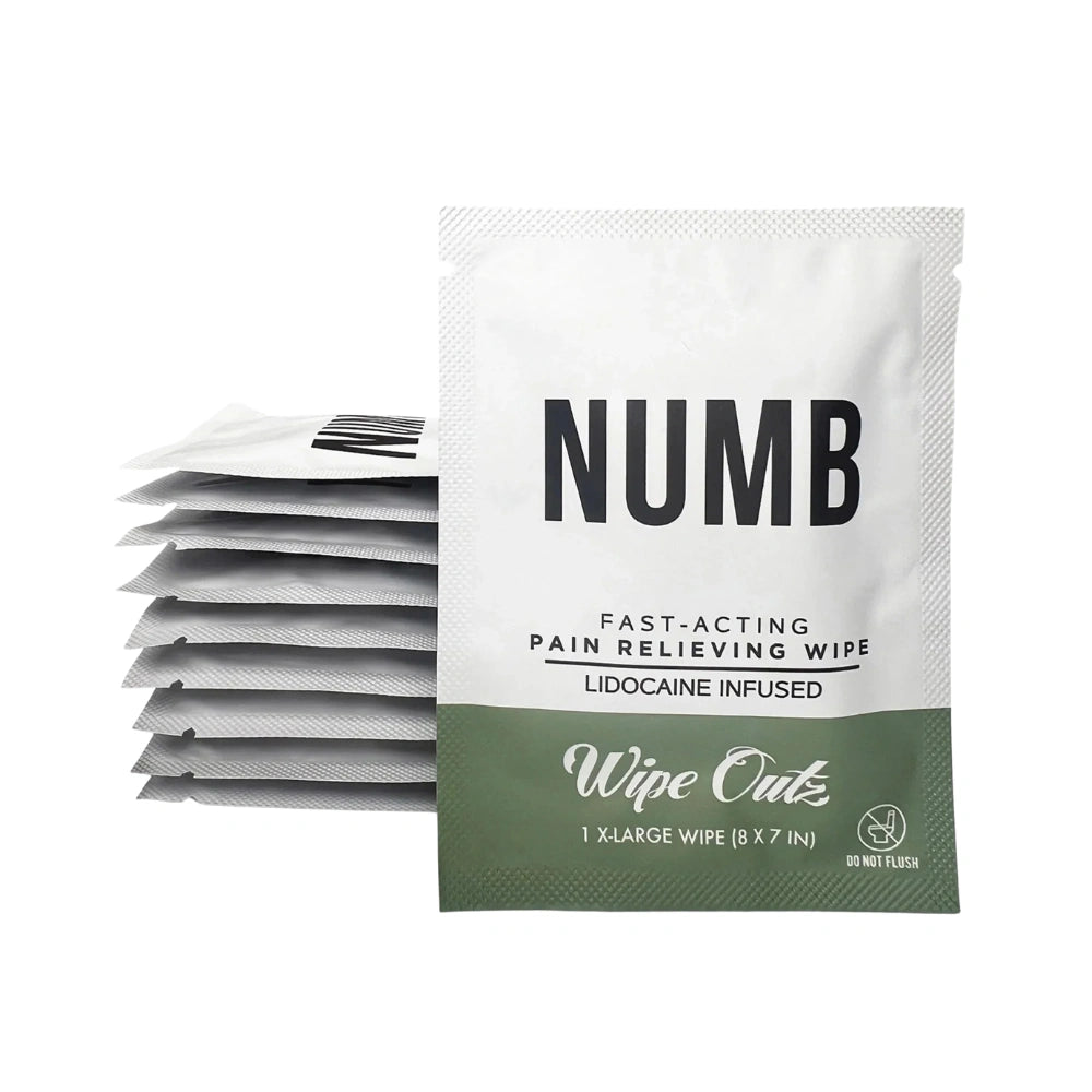 Wipe Outz Numbing Tattoo Wipes (Single Wipe)