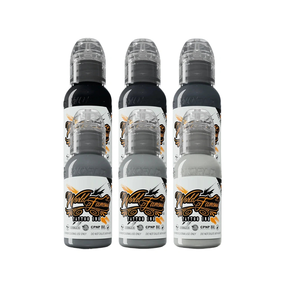 World Famous Ink - Monochromatic Set 30ml (1oz)
