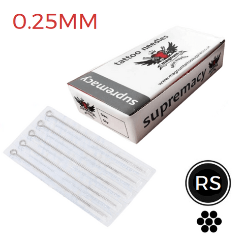 (0.25mm) Supremacy Round Shaders (RS) Tattoo Needles