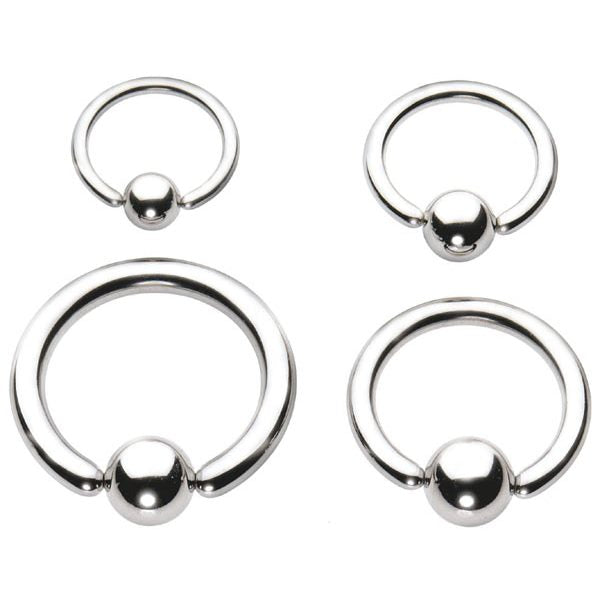T Ball Rings Titanium Ball Closure Rings I Buy Body Jewellery I Magnum Tattoo Supplies