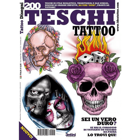 Teschi Tattoo - 200 Skulls Flash Book