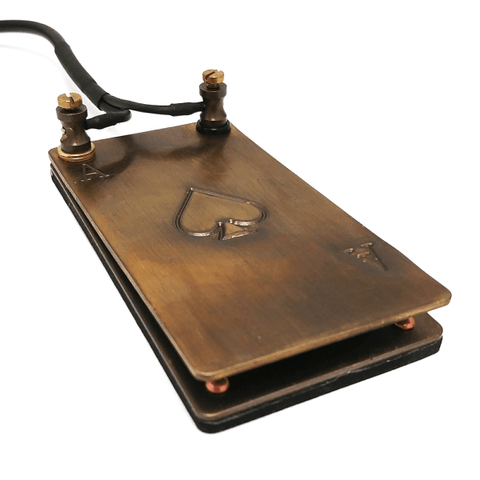 Ace of Spades Brass Foot Pedal