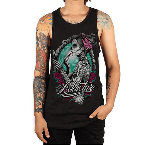 Beauty Catrina Tank by Addictive Clothing - magnumtattoosupplies