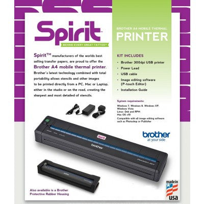 Brother A4 Mobile Thermal Printer (PJ-723) - magnumtattoosupplies