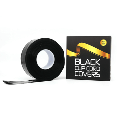 Black Clip Cord Covers - 300m Roll