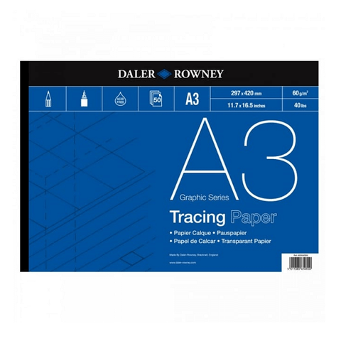 A3 Tracing Paper Pad (60gsm) (50)