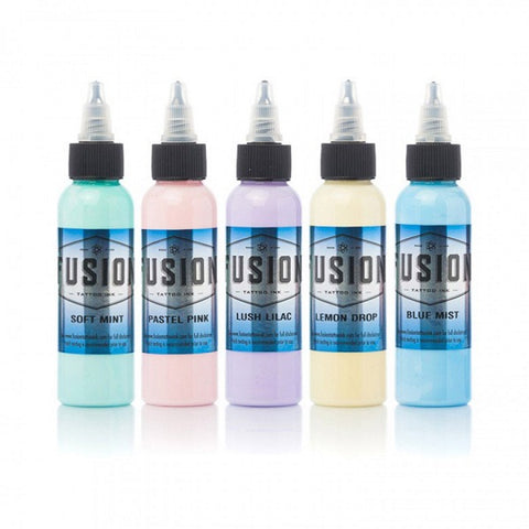 Fusion Ink - Pastel Colour Set - magnumtattoosupplies