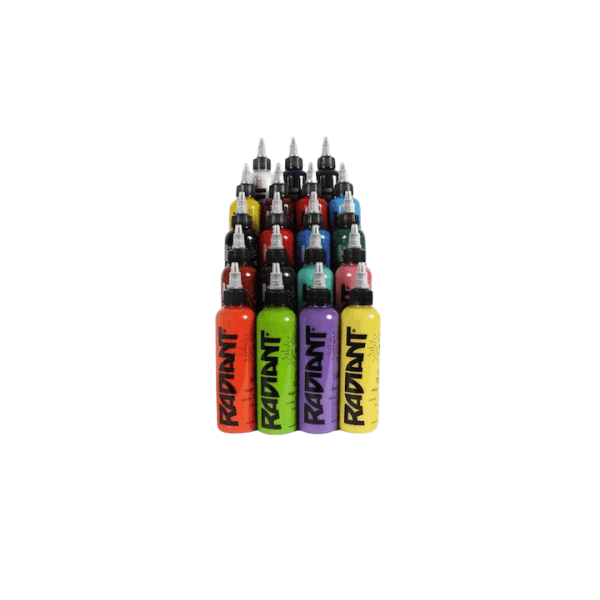 Radiant 19 Colour Set I Buy Radiant Tattoo Ink Kits I Magnum Tattoo