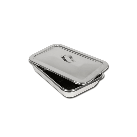 Steel Instrument Tray with Lid