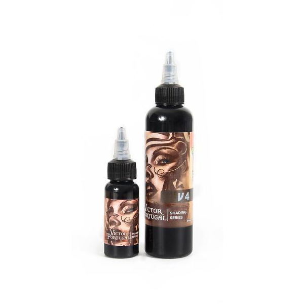 Short expiry Victor Portugal v4 4oz tattoo ink available from Magnum Tattoo Supplies - front view